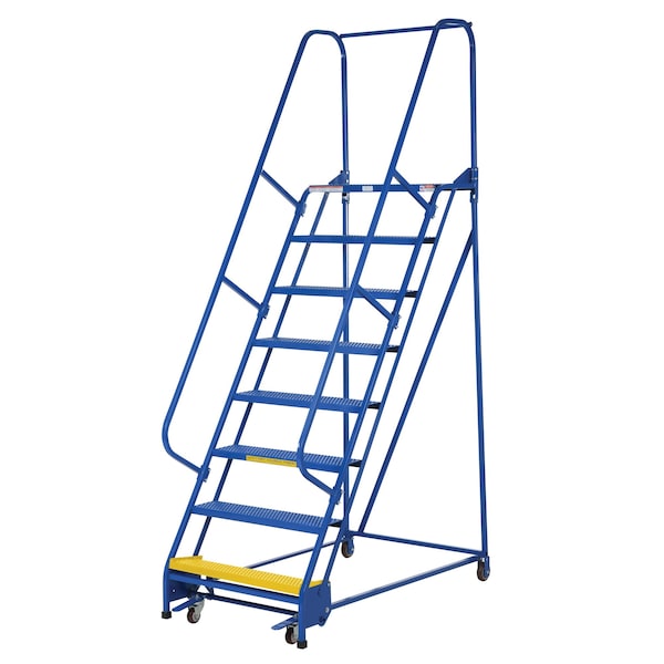 110 H Steel PW Ladder, Perforated, 8 Step, 8 Steps